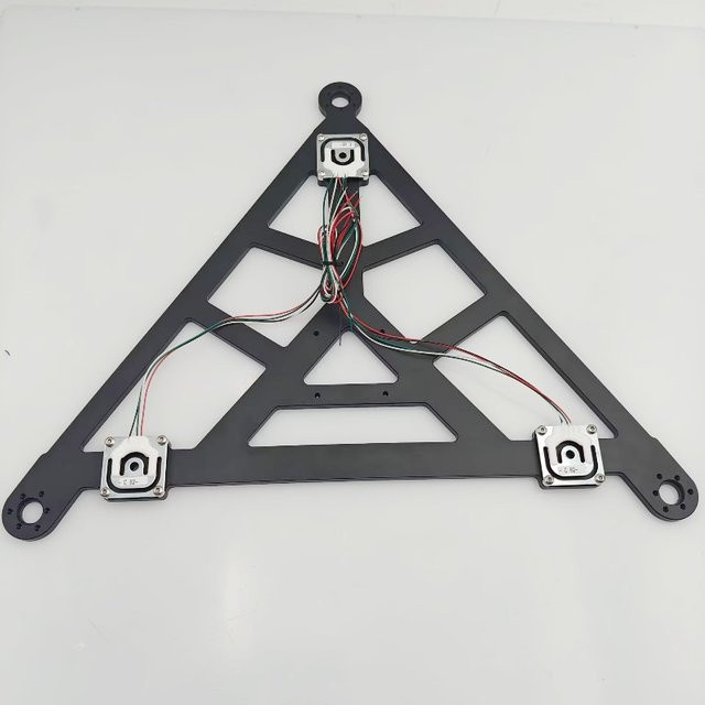 Voron Trident 3D-Drucker Aluminium-Bettwagenplatte mit Piezo-Bettsensor und Dehnungsmesser in Schwarz - Bild 1