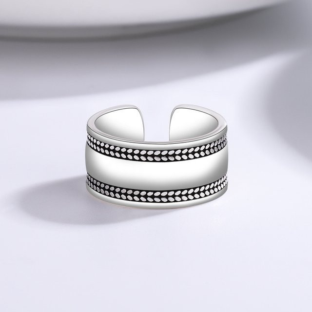 GaGa-Duck Ring, 925 Silber, Blatt, Ohne Stein - Bild 1