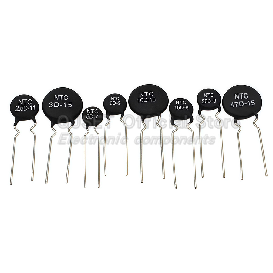 10 Stück QJSET NTC Thermistoren für Ladegeräte, Schwarz, MF72 Serie - Bild 4