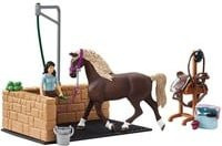 Schleich Horse Club Waschplatz mit Emily & Luna Spielfigur - Bild 1