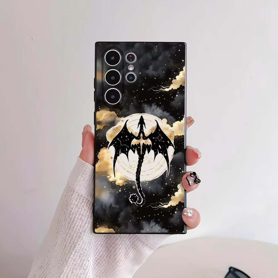 F-Fourth Wing Sundae Asa Handyhülle für Samsung Galaxy S25 S24 S23 S22 S21 S20 Ultra Plus, Frosted Non-Slip Soft Case, Multicolour - Bild 3