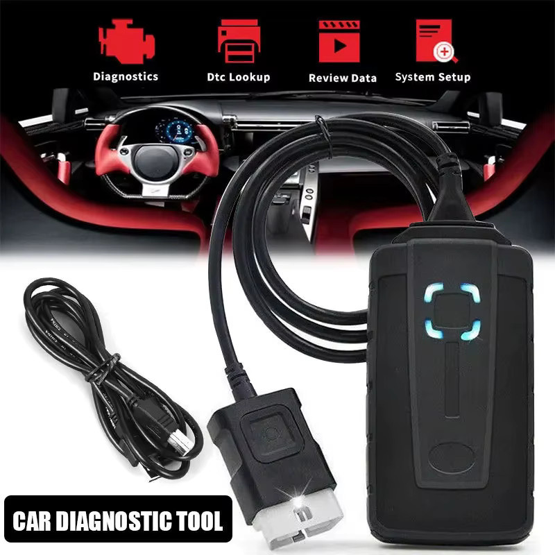 V5.008 R2 OBD2 Scanner mit Bluetooth für Wow Snooper VD DS150 CDP professionelles Automotive Diagnose Werkzeug inklusive Lkw Kabel - Bild 2