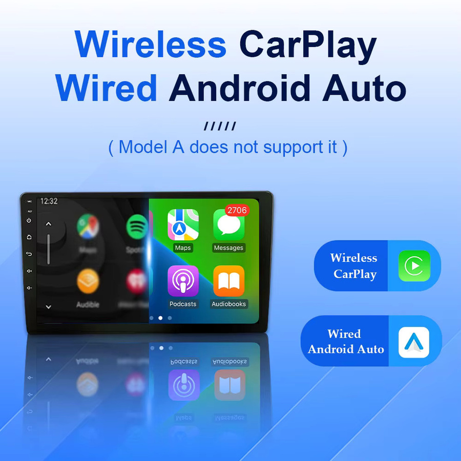 JChangNV Auto Radio Stereo für Ford Focus Transit 2009-2016 mit GPS, WiFi, Bluetooth, 4G und drahtlosem CarPlay in Schwarz - Bild 4