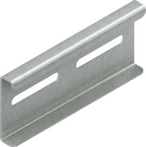 Niedax Stoßverbinder KSV 60 S aus Stahl in Silber, Durchmesser: 60 mm - Bild 1