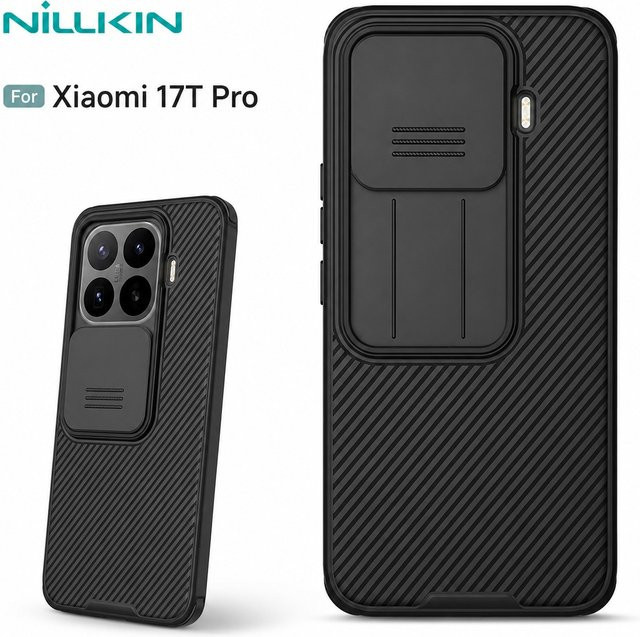 NILLKIN CamShield Pro Schutzhülle für Xiaomi 17T Pro 5G mit Kameraschutz in Schwarz oder Grau - Bild 1