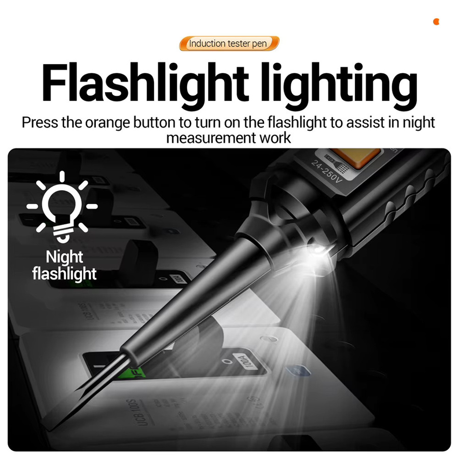ANENG Multifunktionaler Elektriker-Schraubendreher und berührungsloser Spannungsprüfer mit Induktionsteststift für AC-Spannung - Bild 4