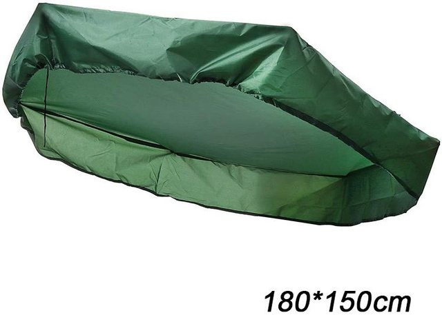 Kidsly Sandkastenabdeckung und Pool-Schutzhülle aus Polyester, grün, oval, Breite: 230 cm - Bild 1