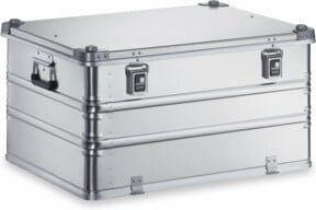 ZARGES Transportkiste K 470 Plus Haubenbehälter aus Aluminium in Silber, stapelbar, B/T/H: 75,0 x 55,0 x 38,0 cm - Bild 1
