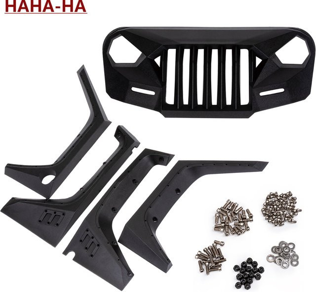 Axial Angry Front Grille Wheel Eyebrow Dekorationsset, Zubehör, 1:10 - Bild 1