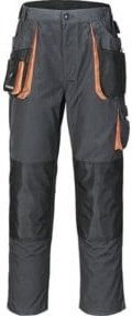 Terratrend Job Bundhose in Dunkelgrau/Schwarz aus Polyester, Größe 52 - Bild 1