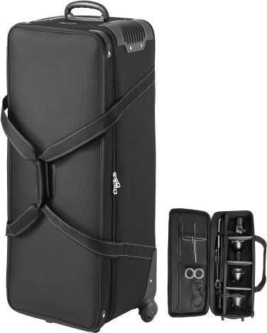 VEVOR Studio Equipment Trolley Case Rollbare Kameratasche Schwarz B/T/H: 100 x 38 x 32 cm - Bild 1