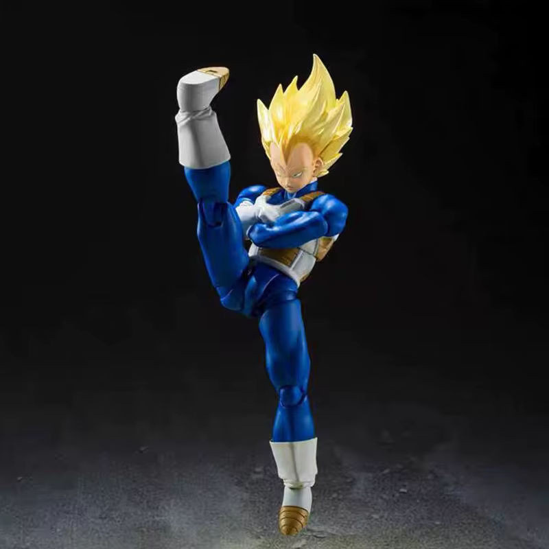 Bandai Dragon Ball Z Actionfigur Vegeta Super Saiyajin Modell aus Kunststoff in Mehrfarbig - Bild 1
