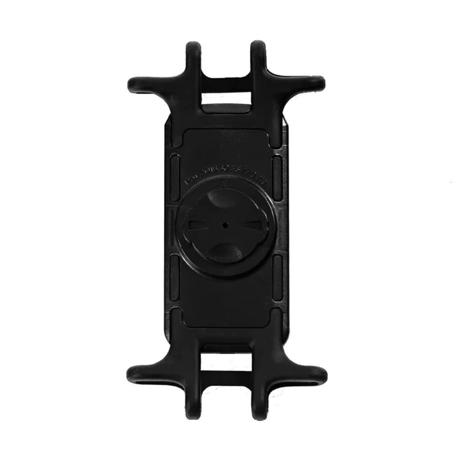 Stoßfester Silikon Handyhalter für Fahrrad und Motorrad kompatibel mit Garmin und Sram in Schwarz - Bild 2