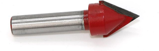 Fishine V-Form Fräser Bit für die Holzbearbeitung mit 8mm Schaft in Silber - Bild 1