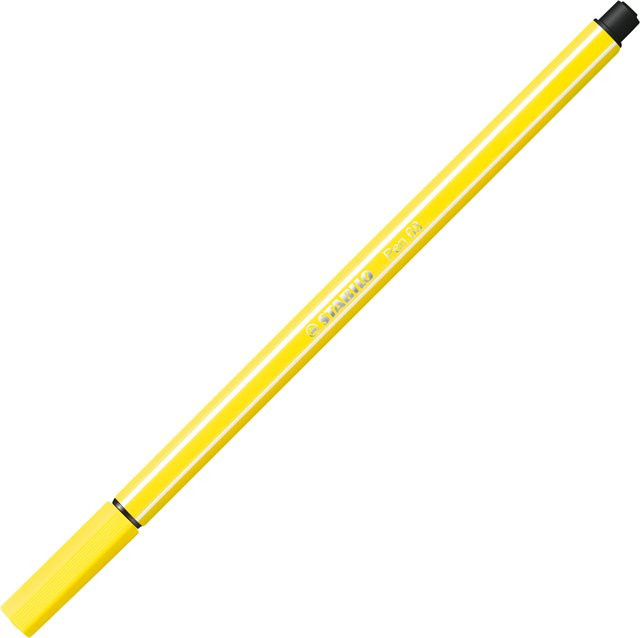 STABILO Pen 68 Textmarker Zitronengelb mit feiner Spitze - Bild 1