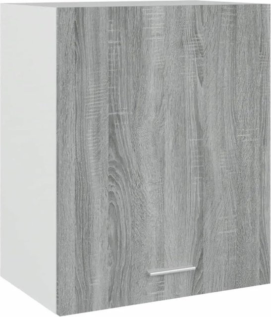 vidaXL Hängeschrank in Grau Sonoma aus Holzwerkstoff, B/T/H: 50 x 31 x 60 cm - Bild 1