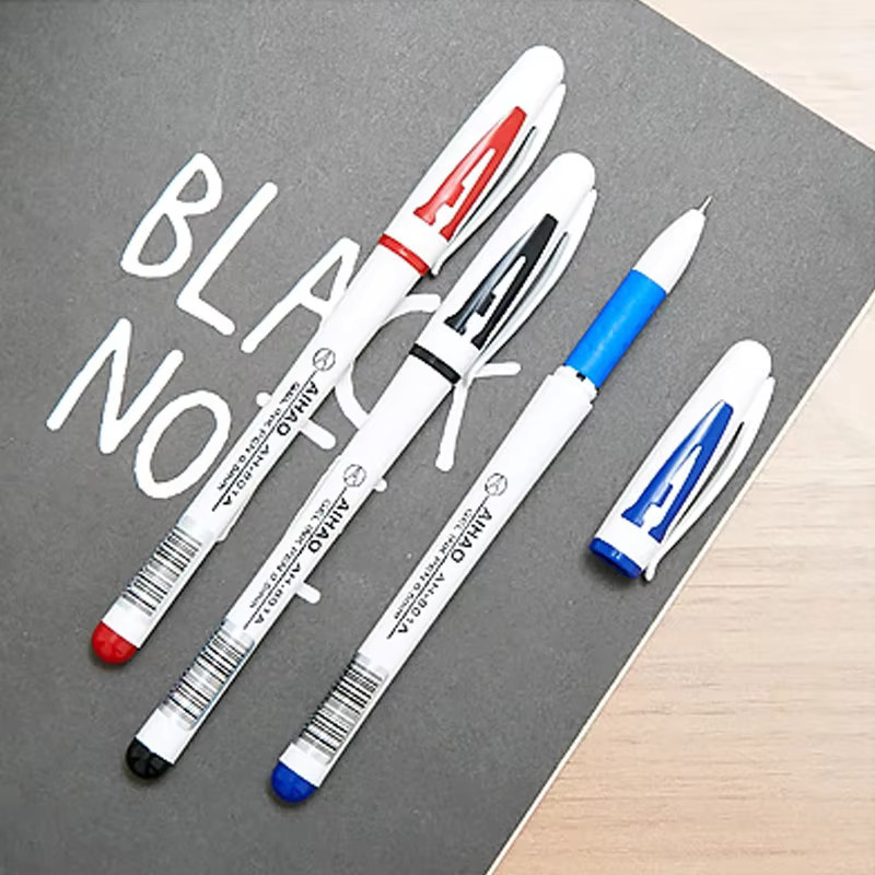 AIHAO 801A Gel-Kugelschreiber mit roter Tinte, 12er Pack, Stiftstärke 0,5 mm - Bild 2