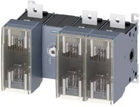Siemens Lasttrennschalter 3polig 800A 8 Schließer 8 Öffner 690 V/AC grau 3KF53800MF11 - Bild 1