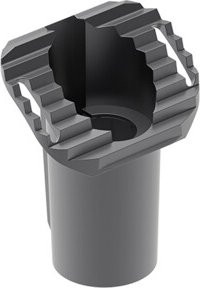 Leipziger Leuchten Aufsatz- und Ansatzstück ASA60 Adapter aus Aluminiumguss für DB 703 - Bild 1