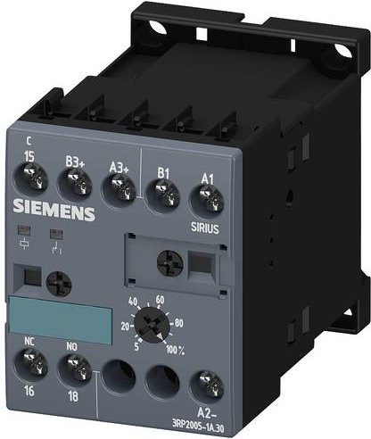 Siemens 3RP2005-1AP30 Elektronisches Zeitrelais 24 V Grau - Bild 1