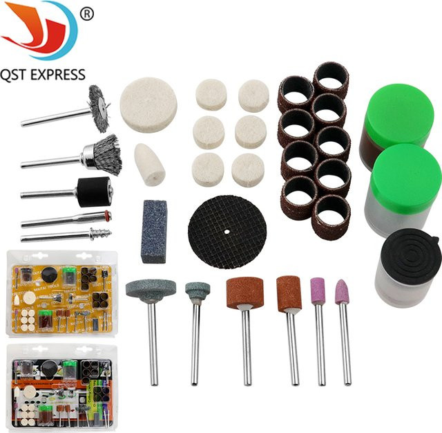 Dremel 105-teiliges Drehwerkzeug Zubehör Set mit 3mm Schaft für Schleifen, Polieren, Schneiden und Gravieren in Multicolor - Bild 1