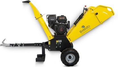 BAMATO Walzenhäcksler HACK-150 mit Benzinmotor in Gelb - Bild 1