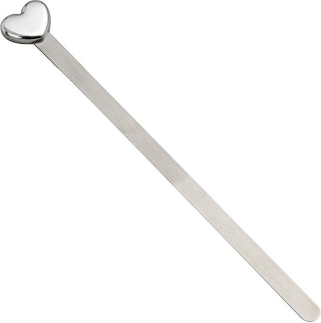 Love Home Garden Metall Lesezeichen mit Liebesherz in Rot und Silber - Bild 1