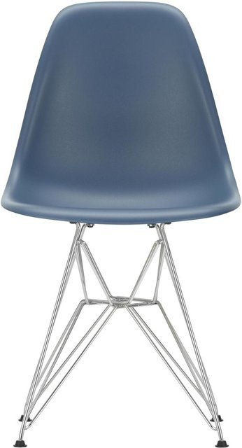 Vitra DSR Eames Plastic Side Chair aus Polypropylen in Blau matt - Bild 1