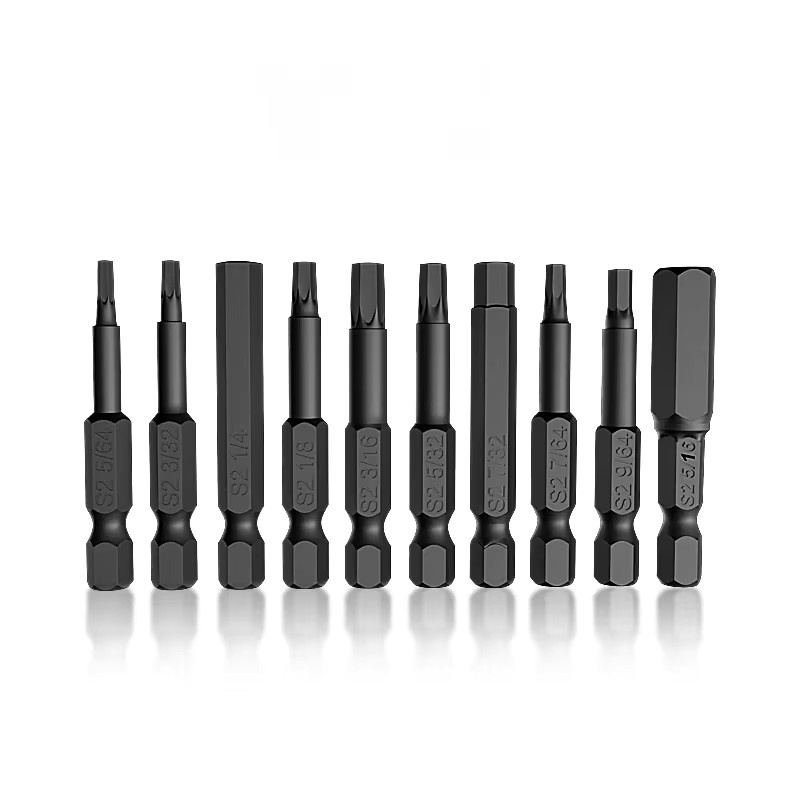 Imperial 10-teiliges Magnetisches Schraubendreher-Bit-Set aus S2-Legierungsstahl in Schwarz mit 1/4 Zoll Sechskantgriff - Bild 6