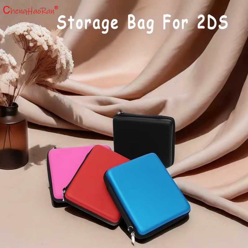Nintendo 2DS Schutzhülle aus EVA Hard Shell in Pink als Reise-Tragetasche - Bild 5