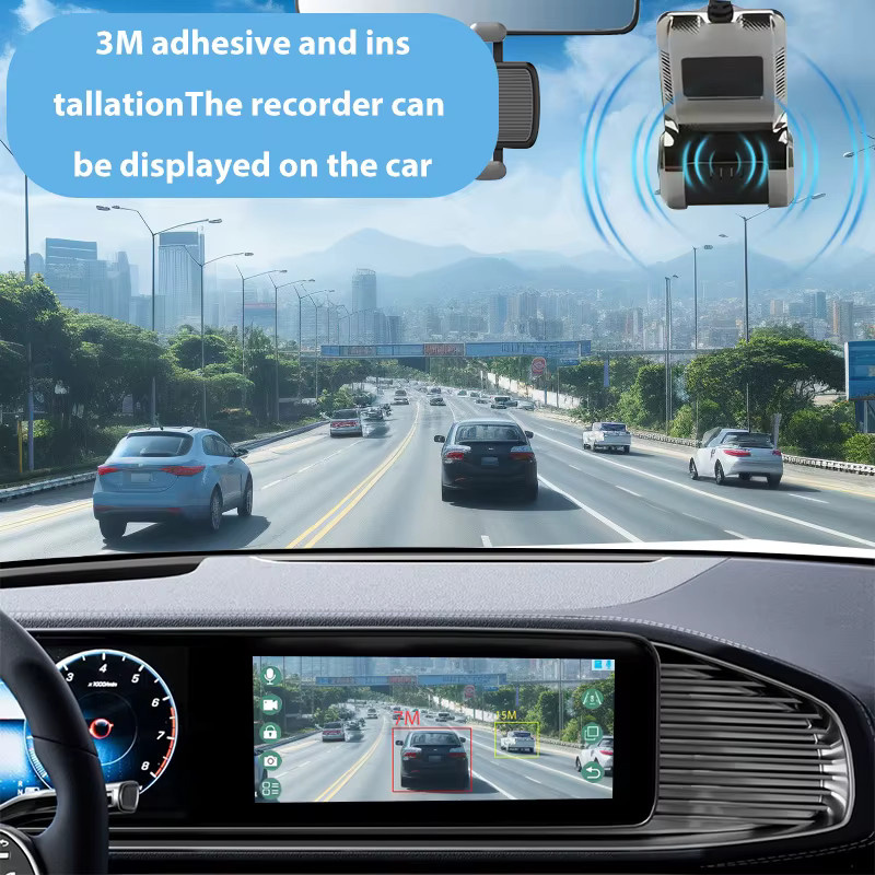 First Safe USB-Dashcam mit 720P HD-Auflösung, ADAS, 170 Grad Weitwinkel und HDR/WDR Nachtsicht für Android-Autoradios in Schwarz - Bild 2