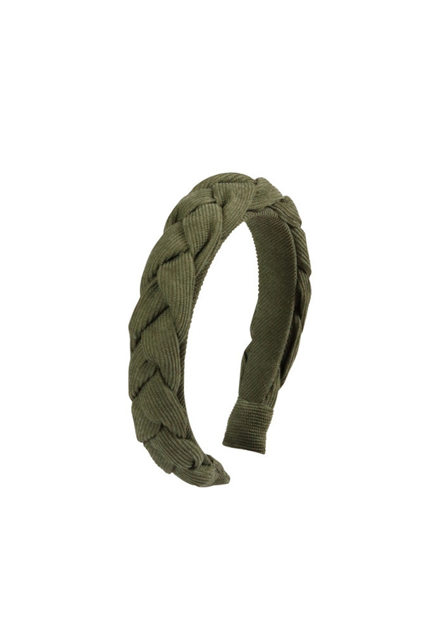 Leevje Haarreif, geflochten, Grün, Unisex - Bild 1
