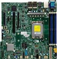 Supermicro X13SCH-LN4F Server-Mainboard micro-ATX mit LGA 1700 Sockel, Intel C266 Chipsatz, DDR5 Unterstützung bis 128 GB und Ethernet/LAN - Bild 1