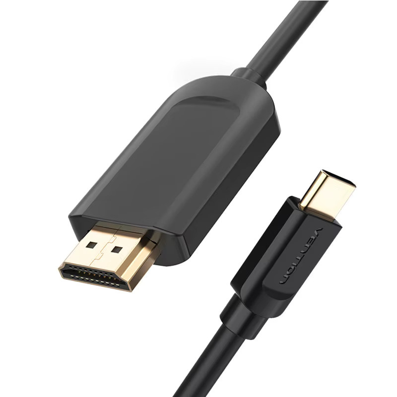 Vention USB-C zu HDMI Kabel 4K@30Hz Adapter in Schwarz, Länge: 2 m - Bild 5