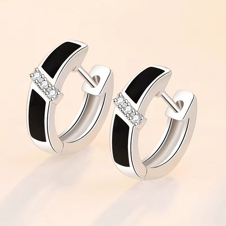 SAY Ohrringe, 925 Silber, Zirkonia, Damen