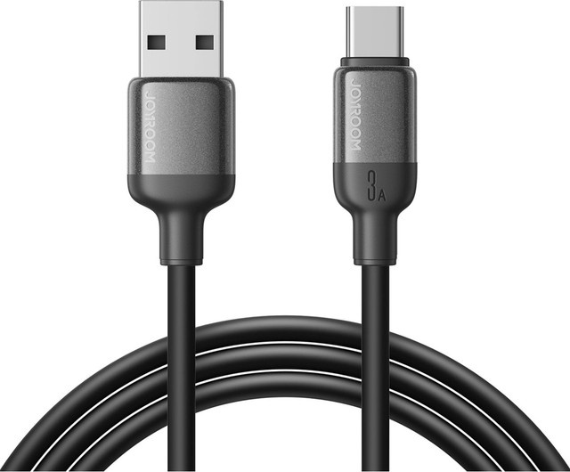 Joyroom S-A62 Lively USB-A auf USB-C Daten- und Ladekabel, 18W, Schwarz, Länge: 1,2 m - Bild 1