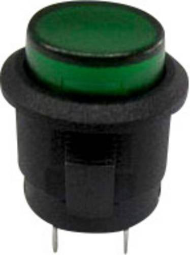 TRU Components Drucktaster TC-R13-523AL-05GN Grün 250 V/AC 1.5A 1 x Aus/(Ein) tastend - Bild 1