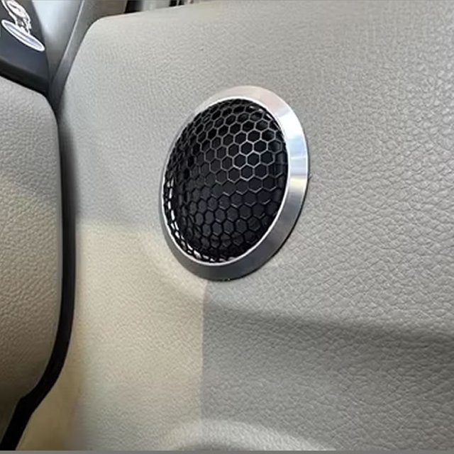CHANGELIN 2-Zoll-Hochtöner aus Aluminiumlegierung in Schwarz für Auto-Mitteltöne, A-Säule, Armaturenbrett und Mitteltür - Bild 1