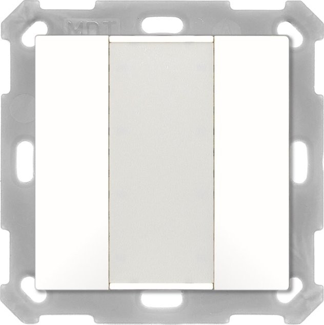 MDT technologies Taster 55 2-fach Drucktaster Reinweiß matt BE-TA5502.02 - Bild 1
