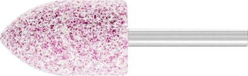 PFERD Schleifstift Spitzbogen Ø 25 x 40 mm mit 6 mm Schaft Durchmesser A30 für Stahl und Stahlguss, 10 Stück, Pink - Bild 1