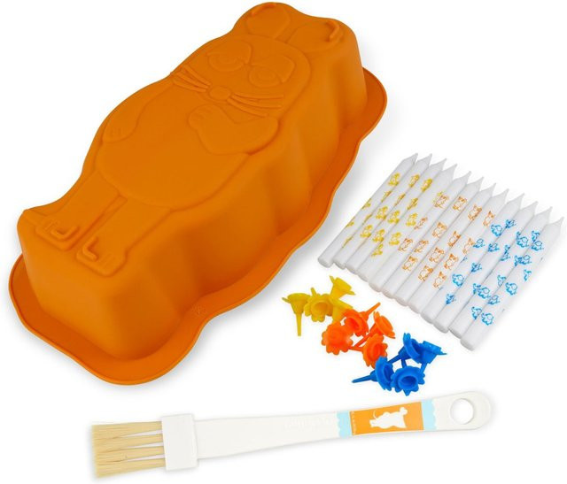 Dr. Oetker Back-Set Die Maus Geburtstagskuchen, 3-teilig, Orange - Bild 1