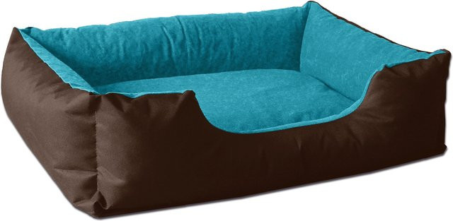 BedDog Hundebett LUPI Hundesofa in Braun mit waschbarem Bezug aus Mikrofaser - Bild 1