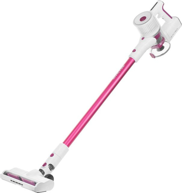 Genius Akku-Staubsauger Invictus X3 Facelift, 11-teilig in Weiss/Pink mit HEPA-Filter und Multi-Zyklonfilter - Bild 1