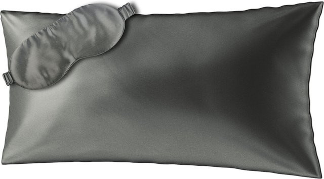 AILORIA Beauty Sleep Set aus Maulbeerseide mit Seidenkissenbezug und Schlafmaske, B/H: 80 x 40 cm - Bild 1