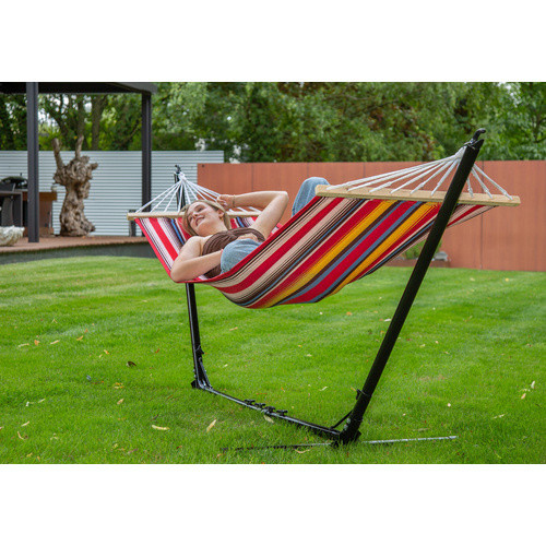CONACORD Hängematte Mexiko aus buntem Baumwollgewebe, B/T: 70 x 200 cm - Bild 2