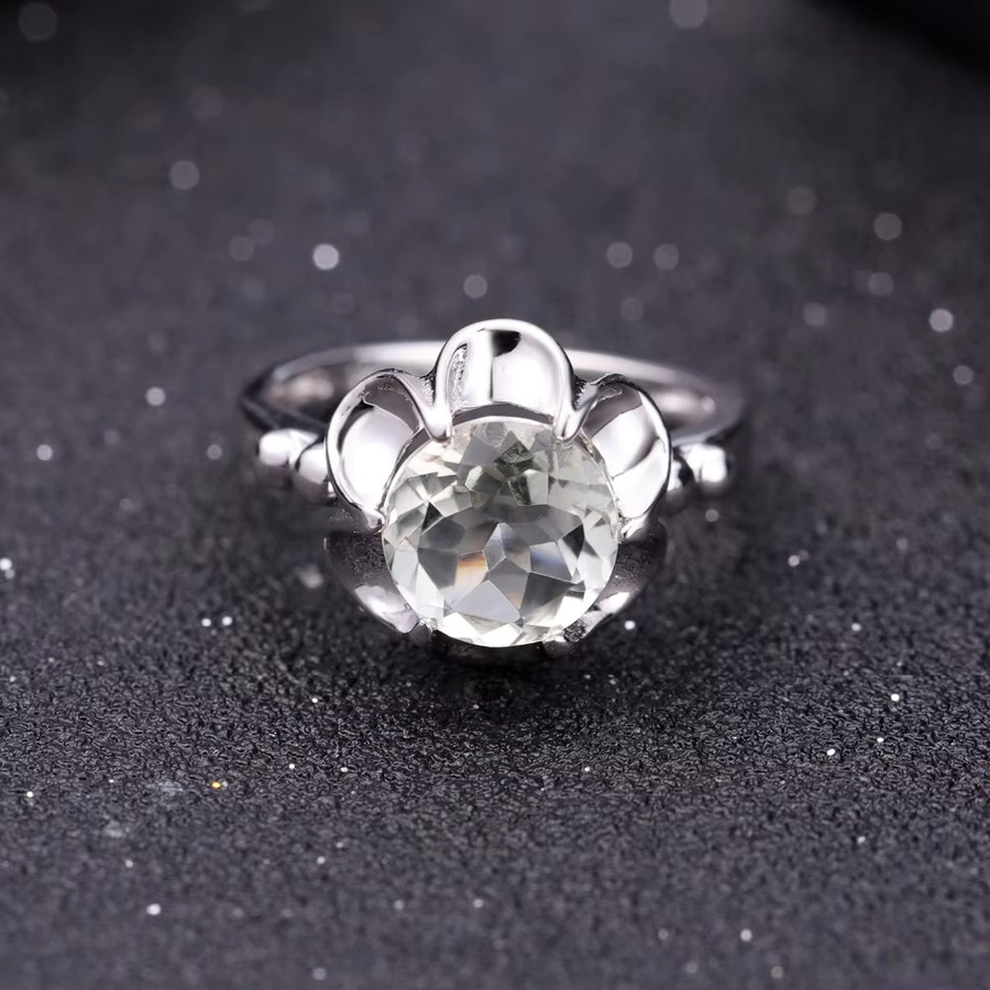 GEM'S BALLETT Verlobungsring, 925 Silber, Amethyst, Damen - Bild 2