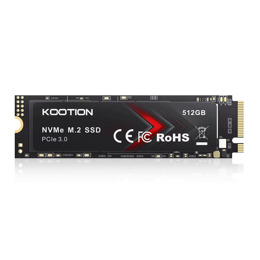 KOOTION X15Lite NVMe M.2 SSD 1 TB, PCIe 3.0 x 4 interne Solid State Drive für Laptop und Desktop, Schwarz - Bild 3