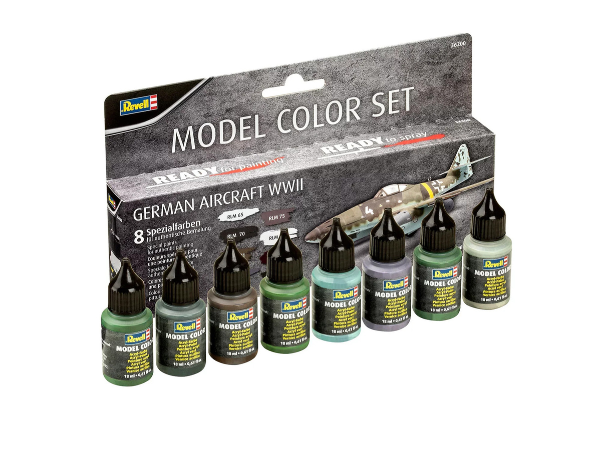 Revell Model Color - Luftwaffe WWII, 8-teiliges Set - Bild 2