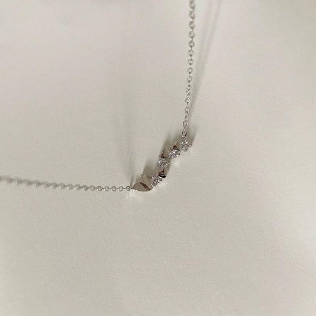Lucky Star Jewelry Halskette, 925 Silber, Herz-Anhänger, Zirkonia, Damen - Bild 1
