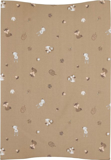 Meyco Baby Wickelauflage Comfort Forest Animal in Sand/Beige/Braun B/H: 50 x 70 cm - Bild 1